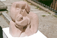 Epstein’s Dove, Red sandstone.